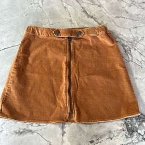 ZARA GIRLS VELVET SKIRT